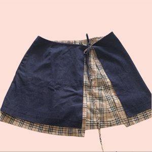 Burberry LONDON denim and novacheck coverup size L